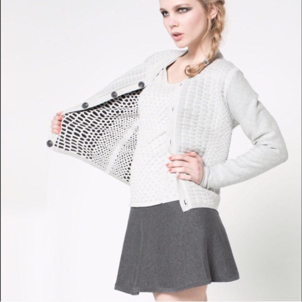 NWT Varsity Style Cardigan Jacket